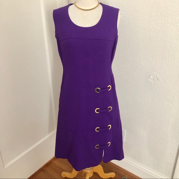 Gabs Couture Polyester Dress Late 70s-Early 80s - Picture 2 of 6